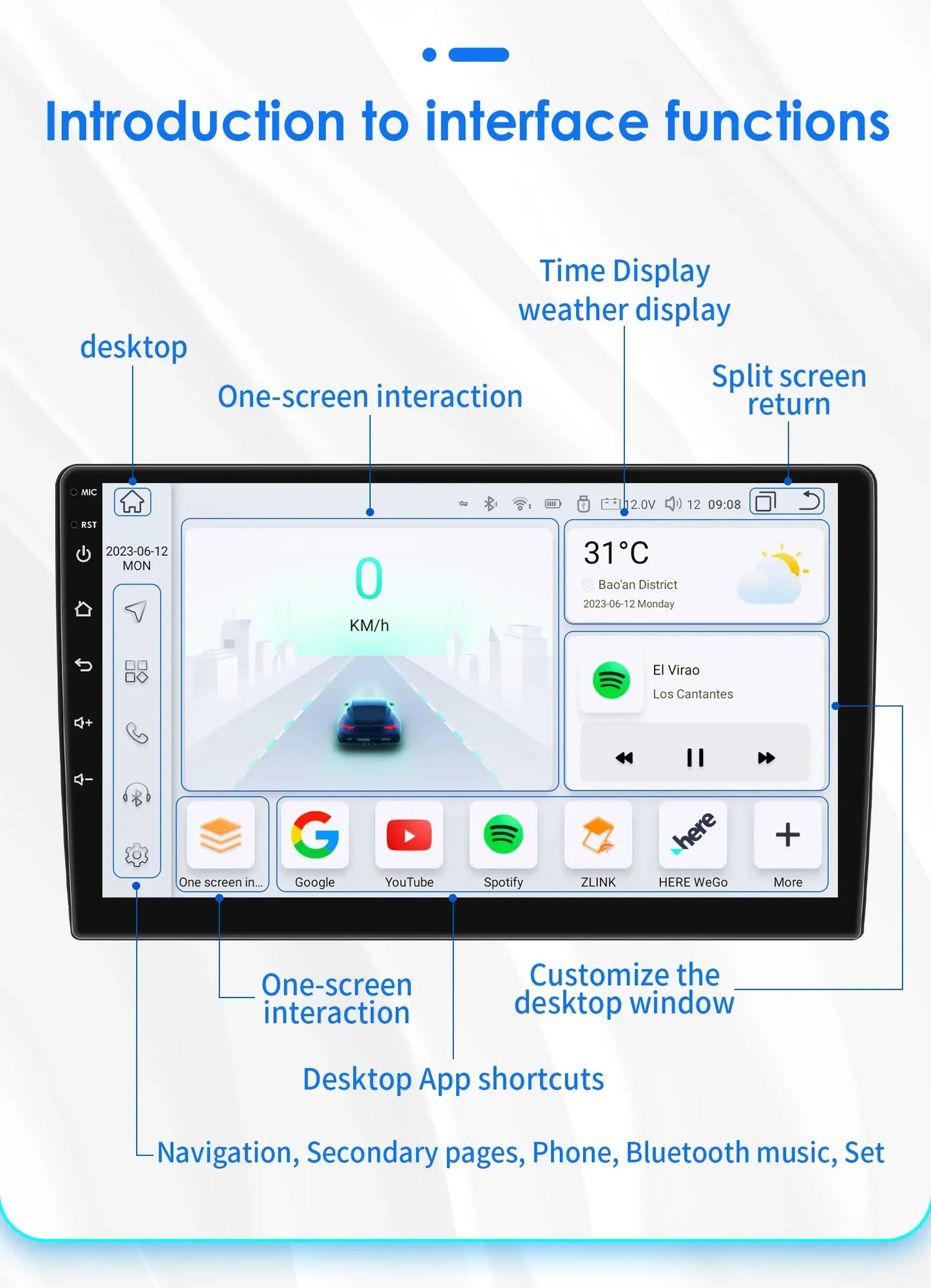 AI Carplay Android Auto Car Radio For Opel Astra J 2009-2017 Buick Excelle 2 2009-2015 Multimedia Player Navi GPS Autoradio 7862