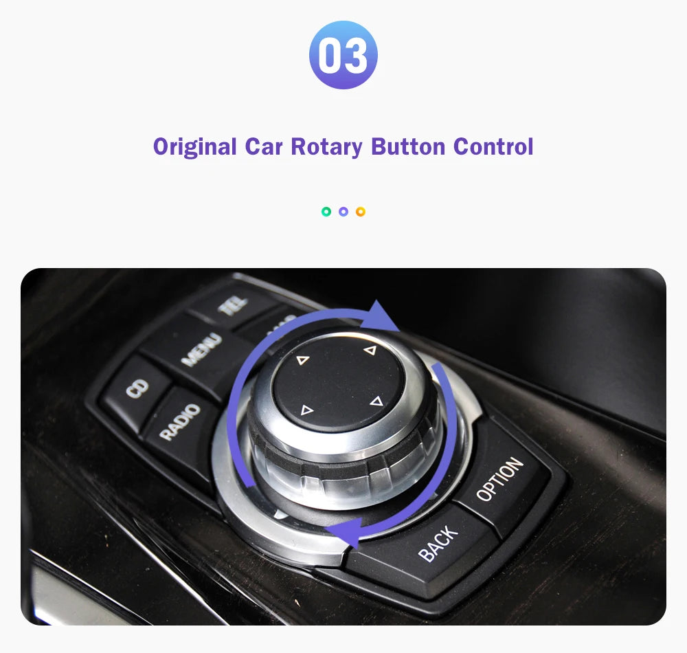 Road Top Wireless CarPlay for BMW 5 Series F10 F11 F07 7 Series F01 F02 F03 F04 Android AutoMirror Link AirPlay Camera View