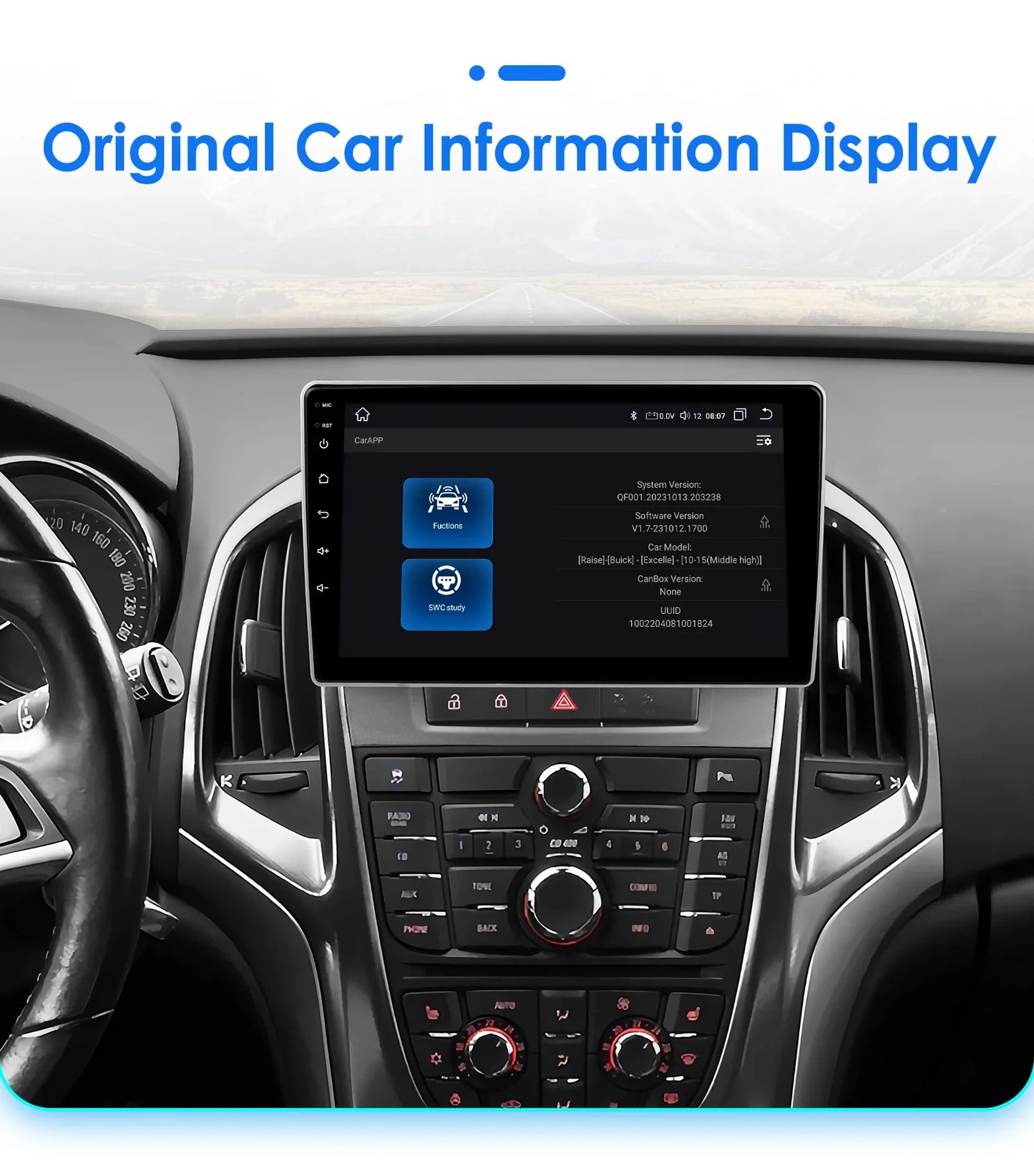 AI Carplay Android Auto Car Radio For Opel Astra J 2009-2017 Buick Excelle 2 2009-2015 Multimedia Player Navi GPS Autoradio 7862