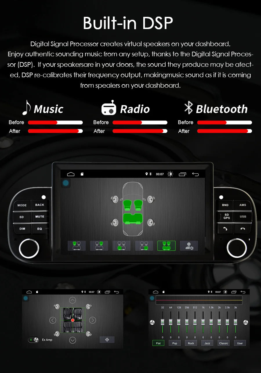 Android 13 Car Radio Multimedia for LANCIA YPSILON 2012 2014 2016 2018 2020 Wireless Carplay 4G Wifi GPS DSP UI theme Stereo